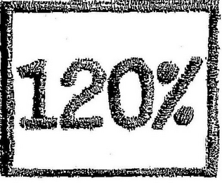 120% logo