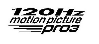 120HZ MOTION PICTURE PRO3 logo