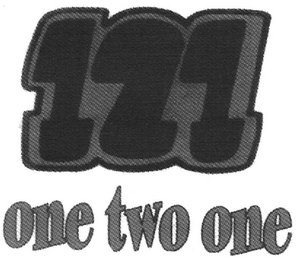 121 ONE TWO ONE logo