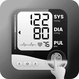 122 80 76 SYS MMHG DIA MMHG PUL BPM logo