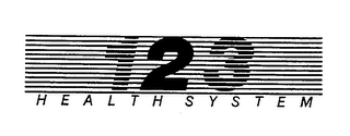 123 HEALTH SYSTEM logo