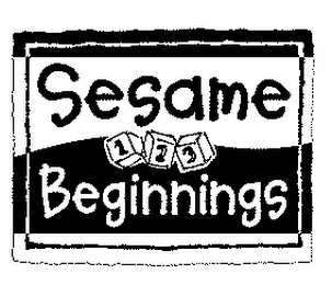 123 SESAME BEGINNINGS logo