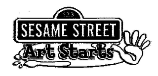 123 SESAME STREET ART STARTS logo