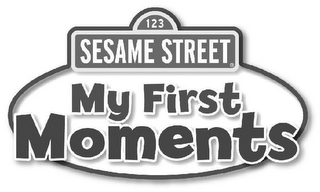 123 SESAME STREET MY FIRST MOMENTS logo