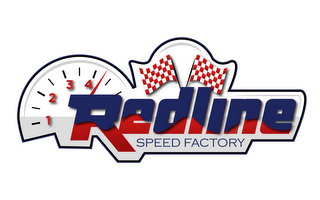 1234 REDLINE SPEED FACTORY logo