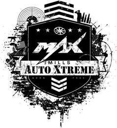 123456 MAX MILLS AUTO XTREME BORN FREE logo