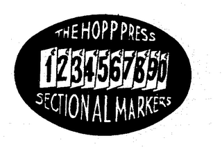 1234567890 THE HOPP PRESS SECTIONAL MARKERS logo