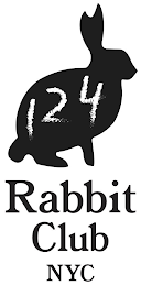 124 RABBIT CLUB NYC logo
