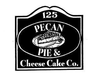 125 PECAN PIE & CHEESE CAKE CO. logo