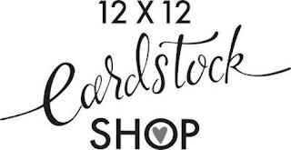 12X12 CARDSTOCK SHOP logo