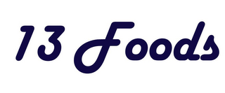 13 FOODS logo