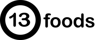 13 FOODS logo
