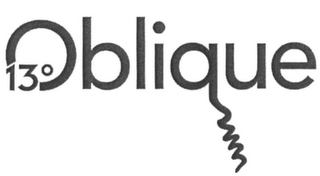 13° OBLIQUE logo