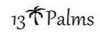 13 PALMS logo