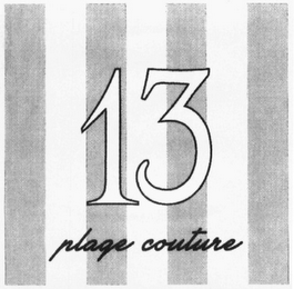 13 PLAGE COUTURE logo