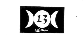 13 REAL MAGICK logo