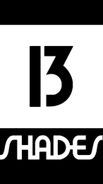 13 SHADES logo