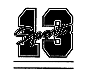 13 SPORT logo