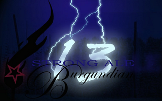 13 STRONG ALE BURGUNDIAN logo