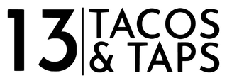 13 TACOS & TAPS logo
