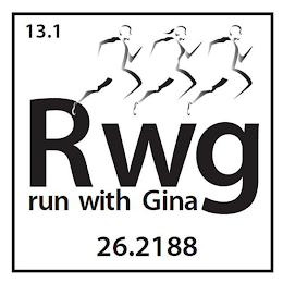 13.1 RWG RUN WITH GINA 26.2188 logo