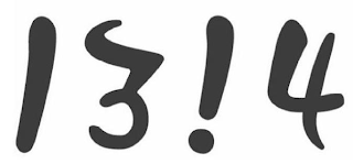 13!4 logo