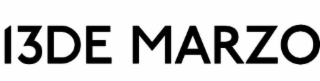 13DE MARZO logo