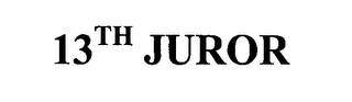 13TH JUROR logo