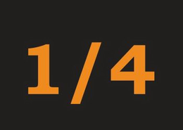 1/4 logo