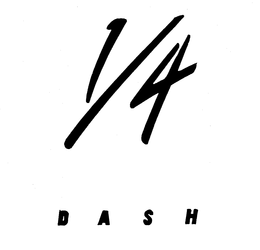 1/4 DASH logo