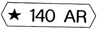 140 AR logo