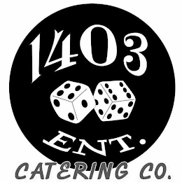 1403 ENT. CATERING CO. logo