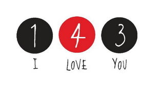 143 I LOVE YOU logo