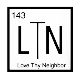 143 LTN LOVE THY NEIGHBOR logo