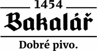 1454 BAKALÁR DOBRÉ PIVO. logo
