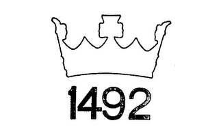 1492 AND CROWN logo