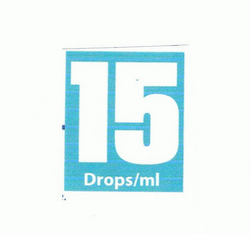 15 DROPS/ML logo