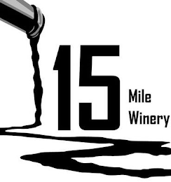 15 MILE WINERY logo
