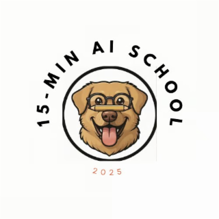 15-MIN AI SCHOOL logo