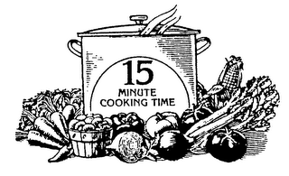 15 MINUTE COOKING TIME logo
