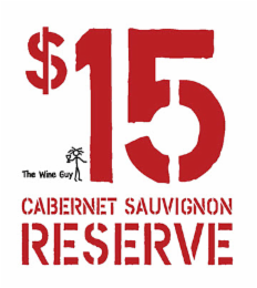 $ 15 THE WINE GUY CABERNET SAUVIGNON RESERVE