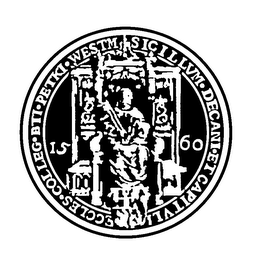 1560 SICILLVM DECANI ET CAPITVLI ECCLES COLLEG BTI PETKI WESTM logo