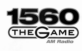 1560 THE GAME AM RADIO logo