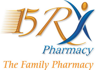 15RX PHARMACY THE FAMILY PHARMACY logo