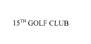 15TH GOLF CLUB logo
