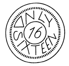 16 ONLY SIXTEEN logo