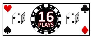 16 PLAYS logo