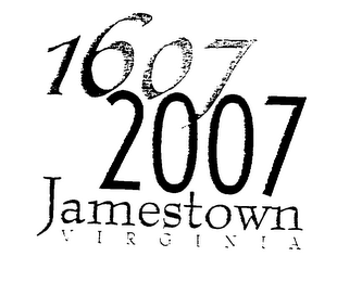 1607 2007 JAMESTOWN VIRGINIA logo