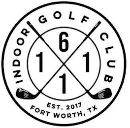 1611 INDOOR GOLF CLUB EST. 2017 FORT WORTH, TX logo