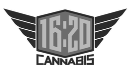 16:20 CANNABIS logo